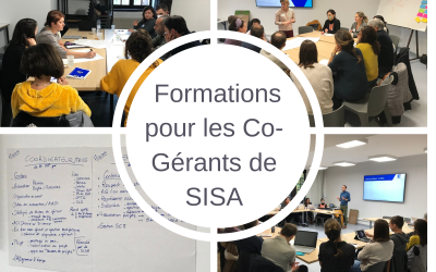 Formation Co-Gérants de SISA : 14 Nov à Valence et 19 Septembre à Clermont-Ferrand