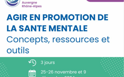 Formation « Agir en promotion de la Santé mentale »