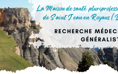 La MSP de Saint Jean En Royans – Drôme- Recherche Médecins Généralistes